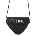 CELINE Triangle Shoulder Bag Black19590 Leather