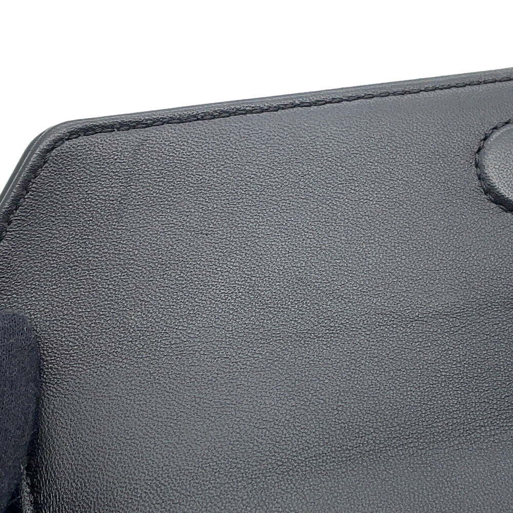 CELINE Triangle Shoulder Bag Black19590 Leather
