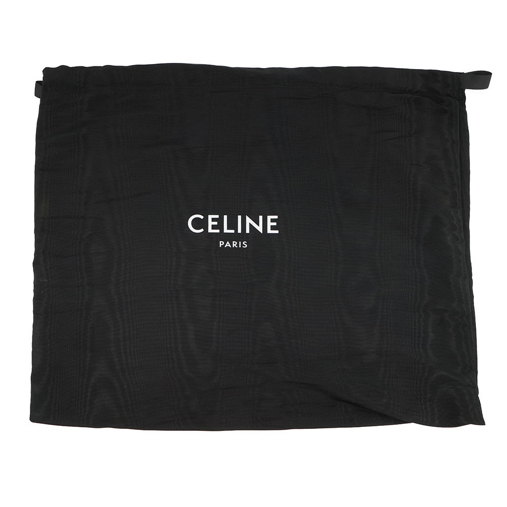CELINE Vertical Cabas Brown/Black194432 PVC Leather Size Medium