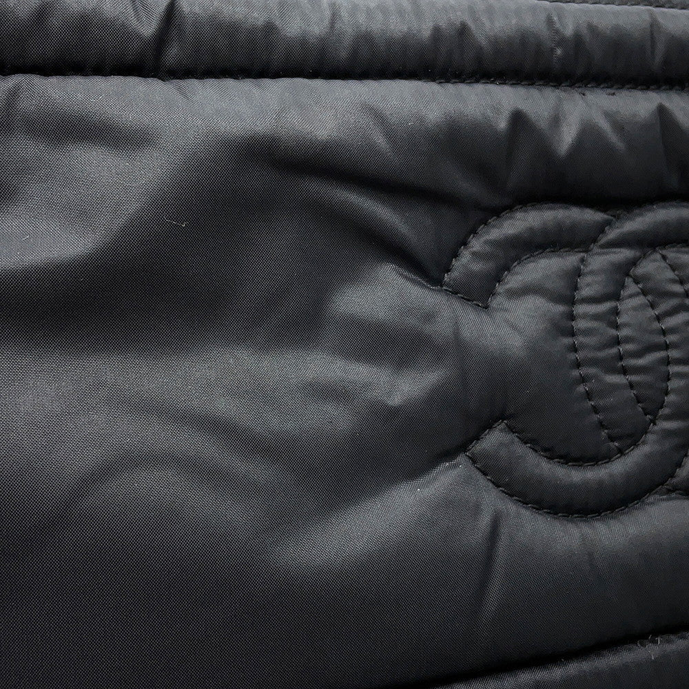 CHANEL Coco Cocoon Handbag BlackA48610 Nylon Size PM