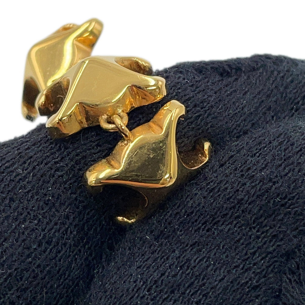 CELINE Triomphe Studded Long Earrings461FC6BRA.35OR Gold Plated