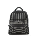 CHANEL CHANEL Sports CHANEL Logo Backpack Black Nylon