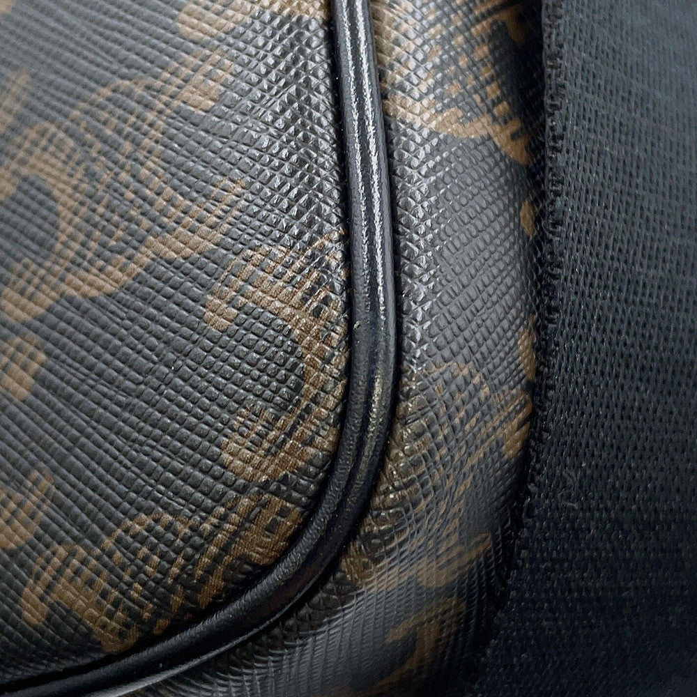 CELINE Triomphe Horizontal Messenger Bag Black/Brown197202DND.38OS PVCLeather Size Medium