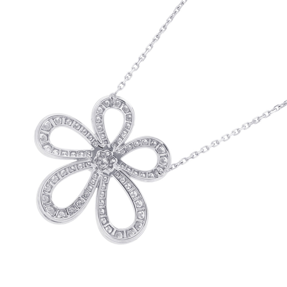 Van Cleef & Arpels Flower lace PendantVCARP05200 18K White Gold