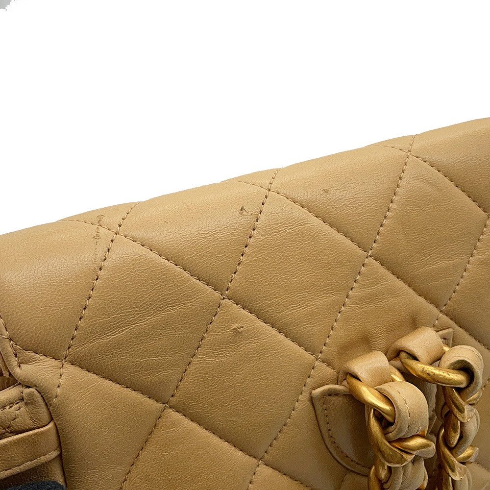 CHANEL Matelasse Backpack BeigeA10177 Lambskin