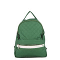 CHANEL CC Logo Backpack Green Nylon