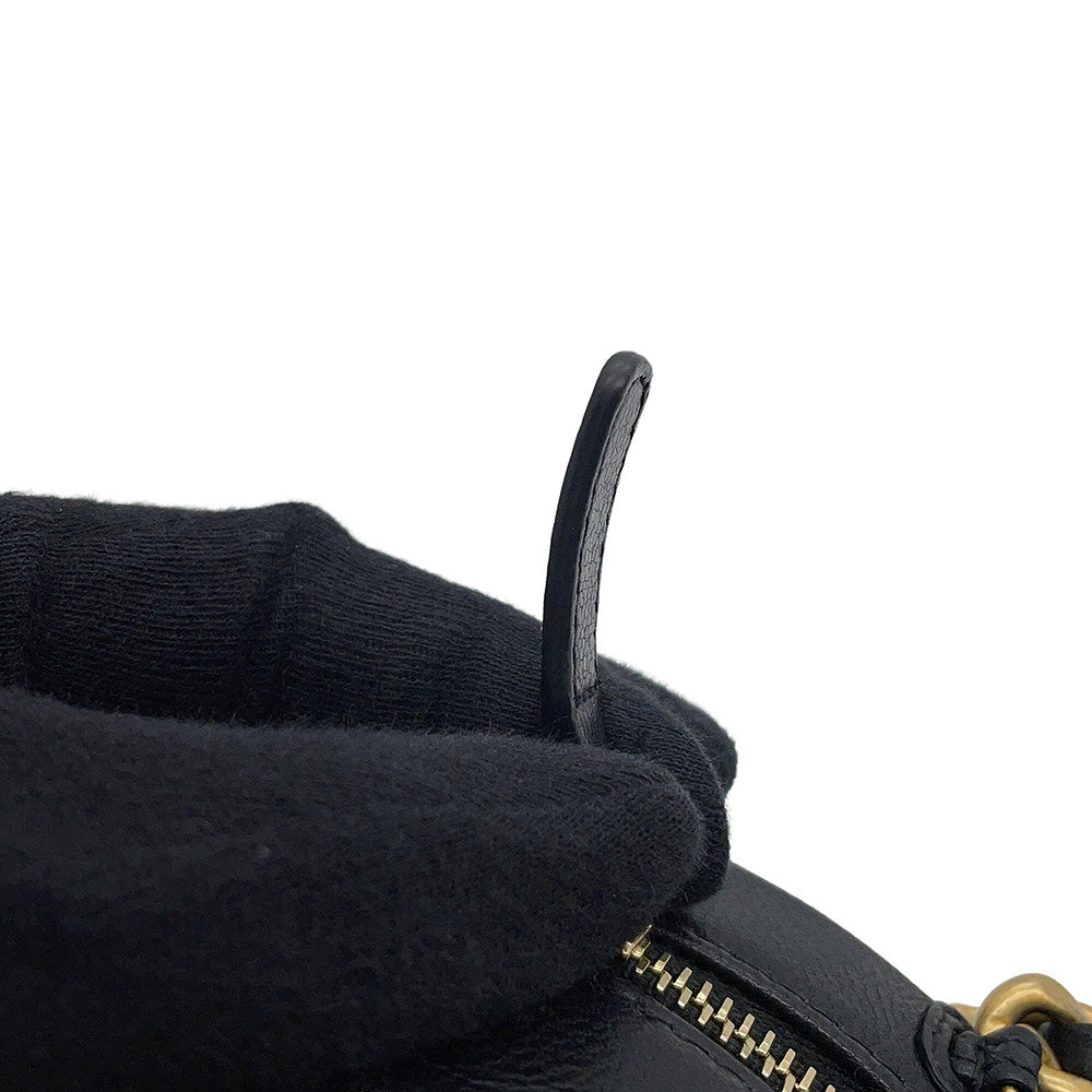 CHANEL CHANEL19 Round ChainShoulder Bag BlackAP0945 Lambskin