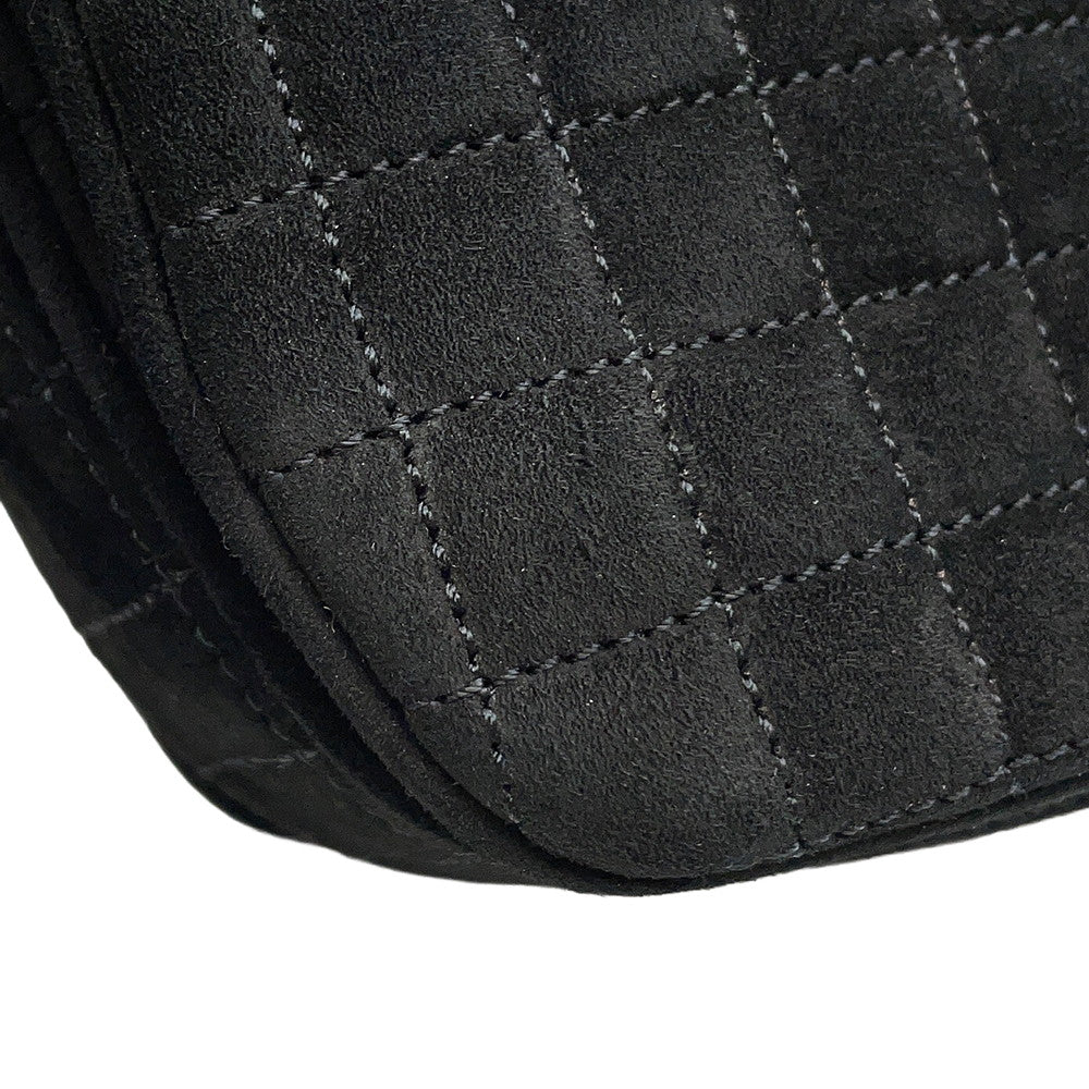 CELINE CMedium Shoulder Bag Black187253BJI.38NO suede