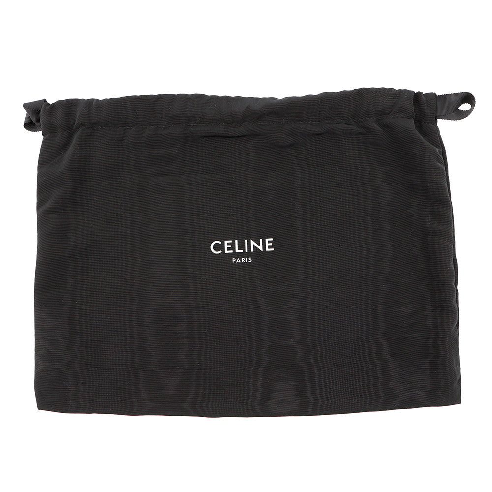 CELINE CMedium Shoulder Bag Black187253BJI.38NO suede