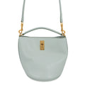 CELINE Teen Bucket 16 Shoulder Bag Soft blue197573CR4.07SZ Calf Leather