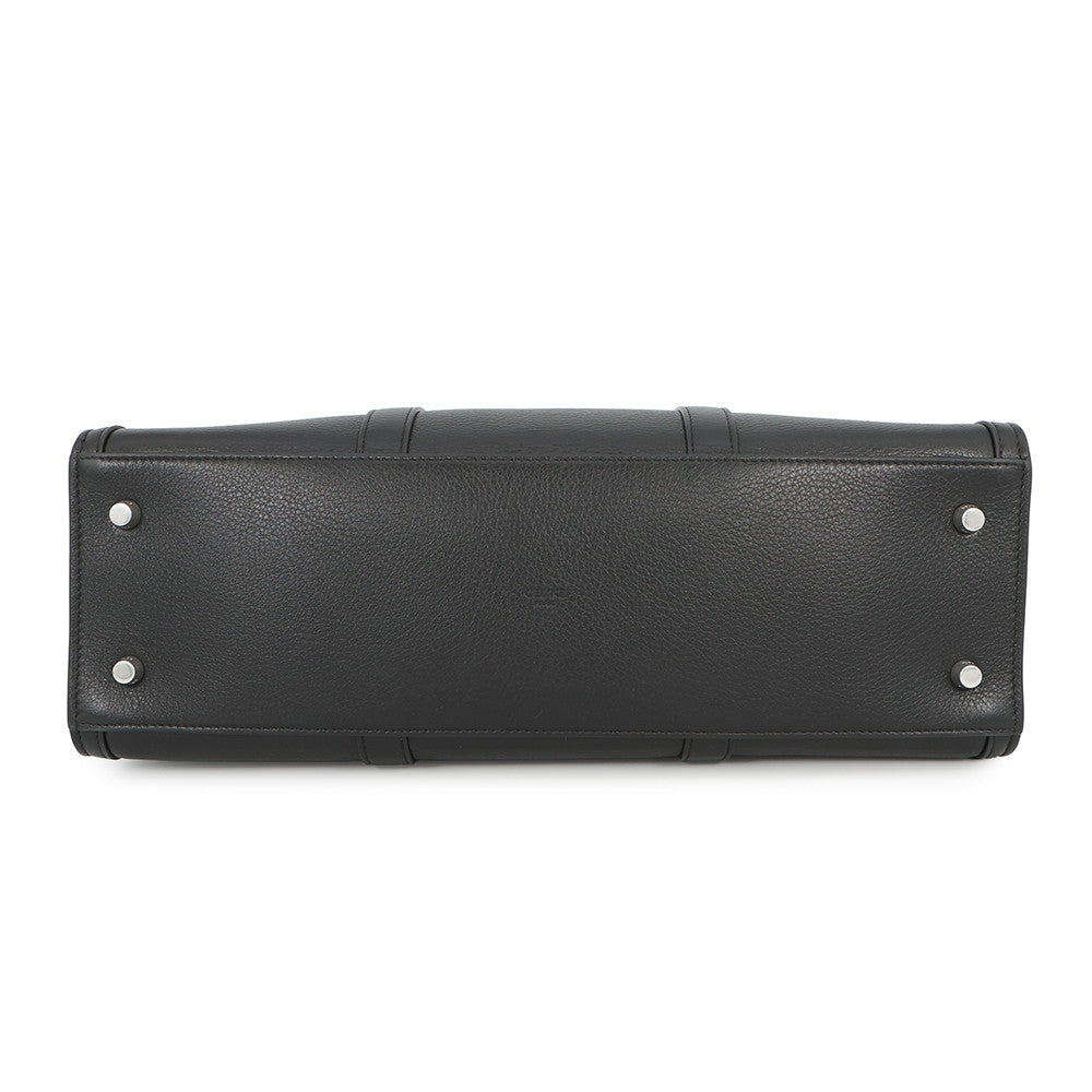 CELINE Cabas Marrake 2-way Bag Black116273FGA.38SI Sapuru Calf Leather Size Medium