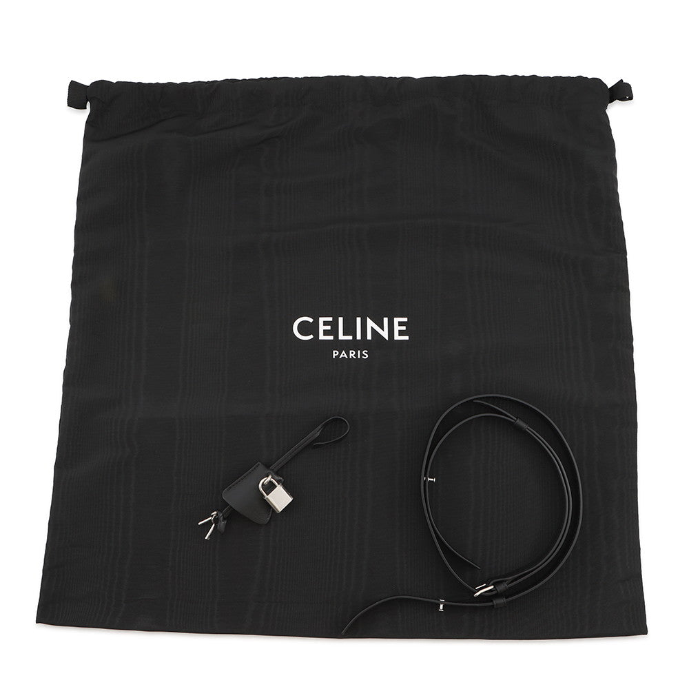 CELINE Cabas Marrake 2-way Bag Black116273FGA.38SI Sapuru Calf Leather Size Medium