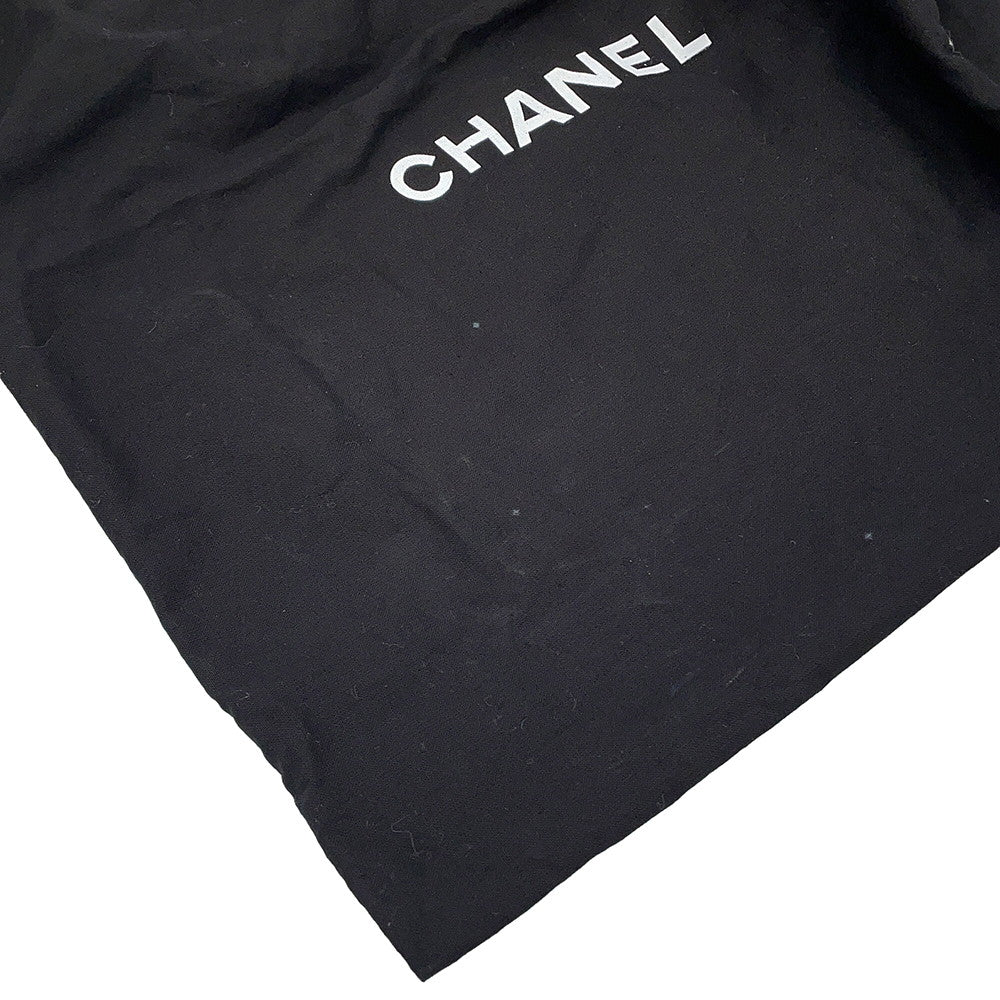 CHANEL Boy Chanel ChainShoulder Bag Blue Tweed Denim Leather Size 28