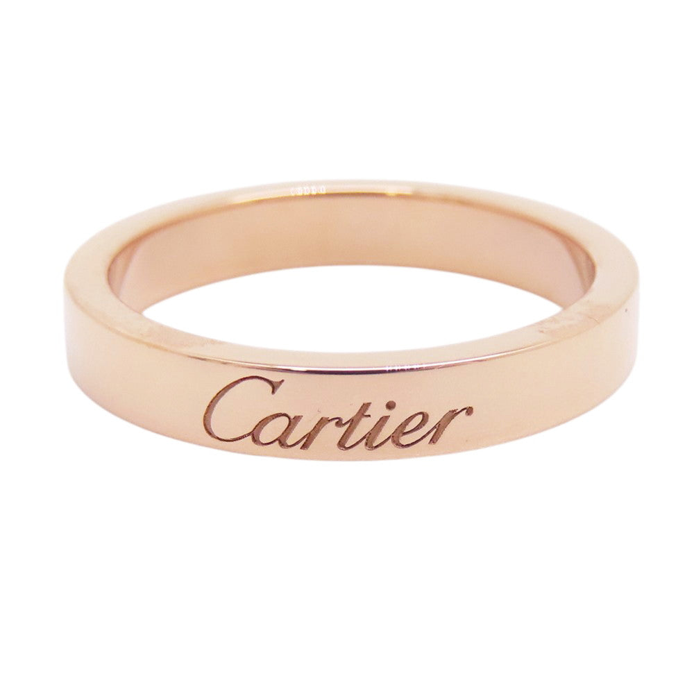 CARTIER C de Cartier Wedding Ring Size 48/#8B4087248/B4087200 18K Pink Gold