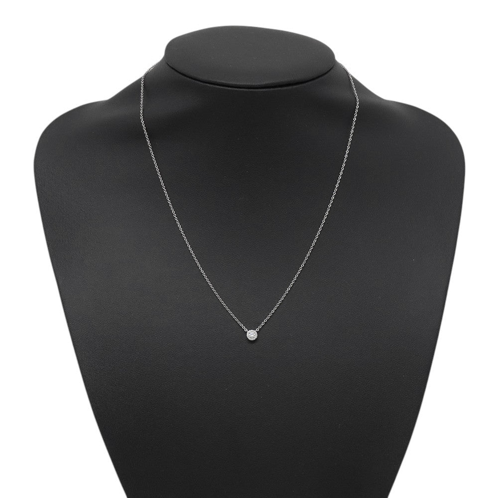 TIFFANY&Co. Solest Diamond Necklace60572844 Pt950