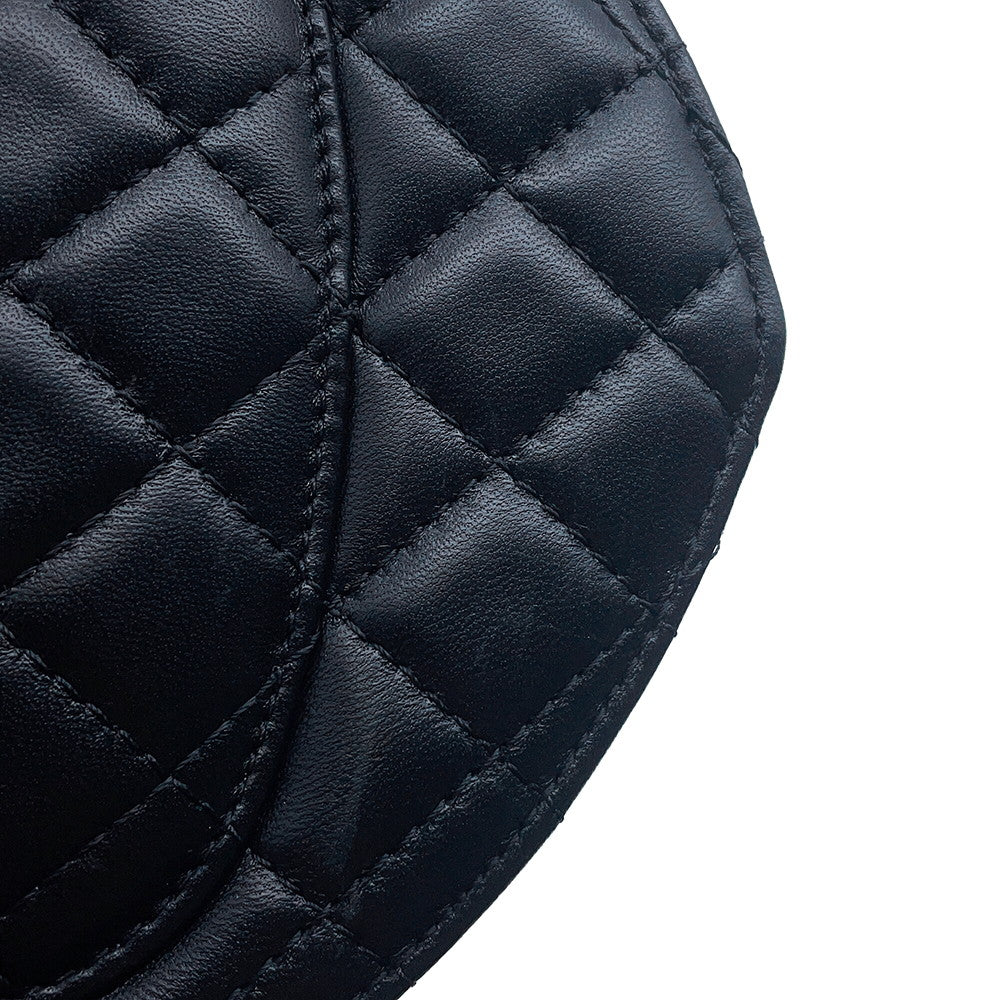 CHANEL Heart Shape ChainShoulder BlackAS3191 Lambskin