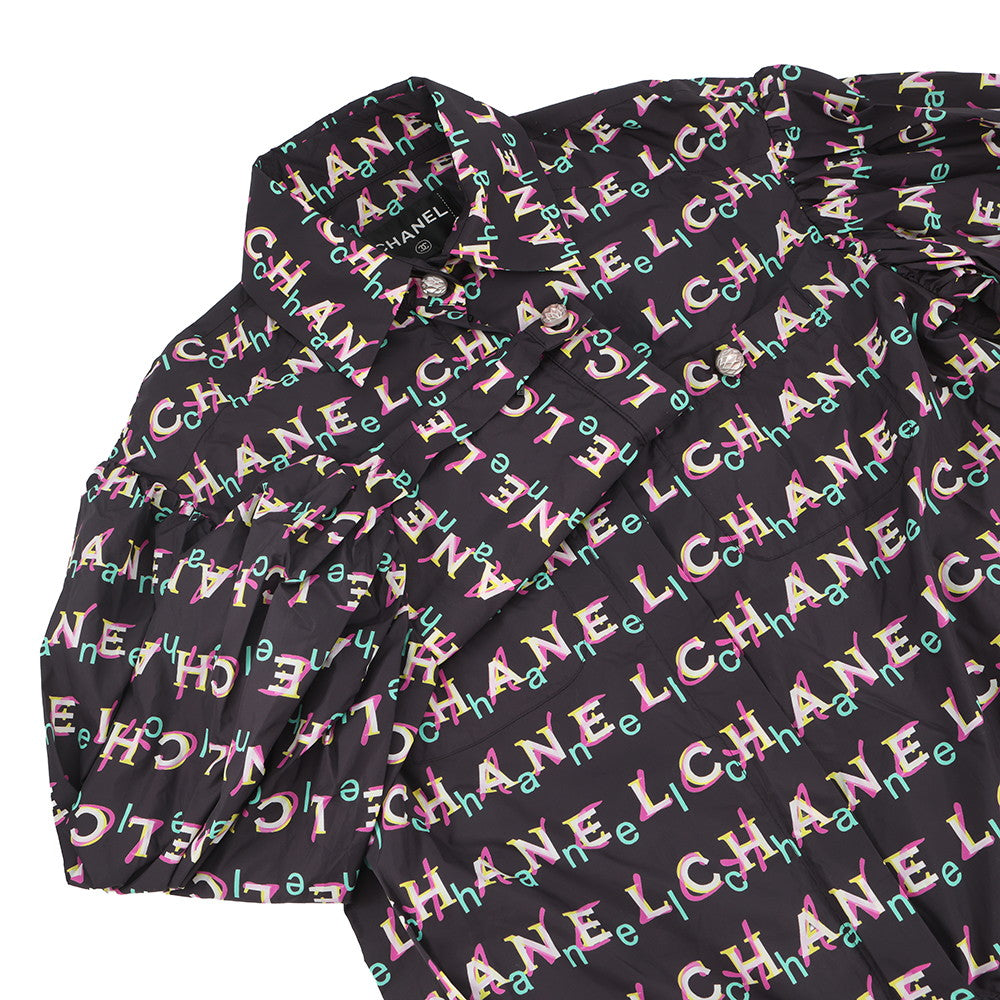 CHANEL Zip Jacket Size 36 Brown/MulticolorP60822-V46303-MF849 Polyamide100%