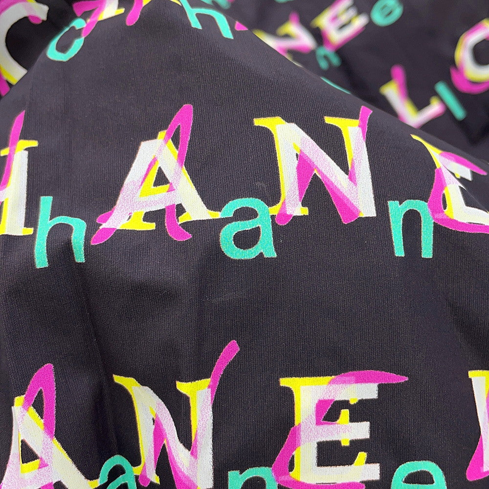 CHANEL Zip Jacket Size 36 Brown/MulticolorP60822-V46303-MF849 Polyamide100%