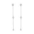 TIFFANY&Co. By the Yard Drop Earrings Pt950