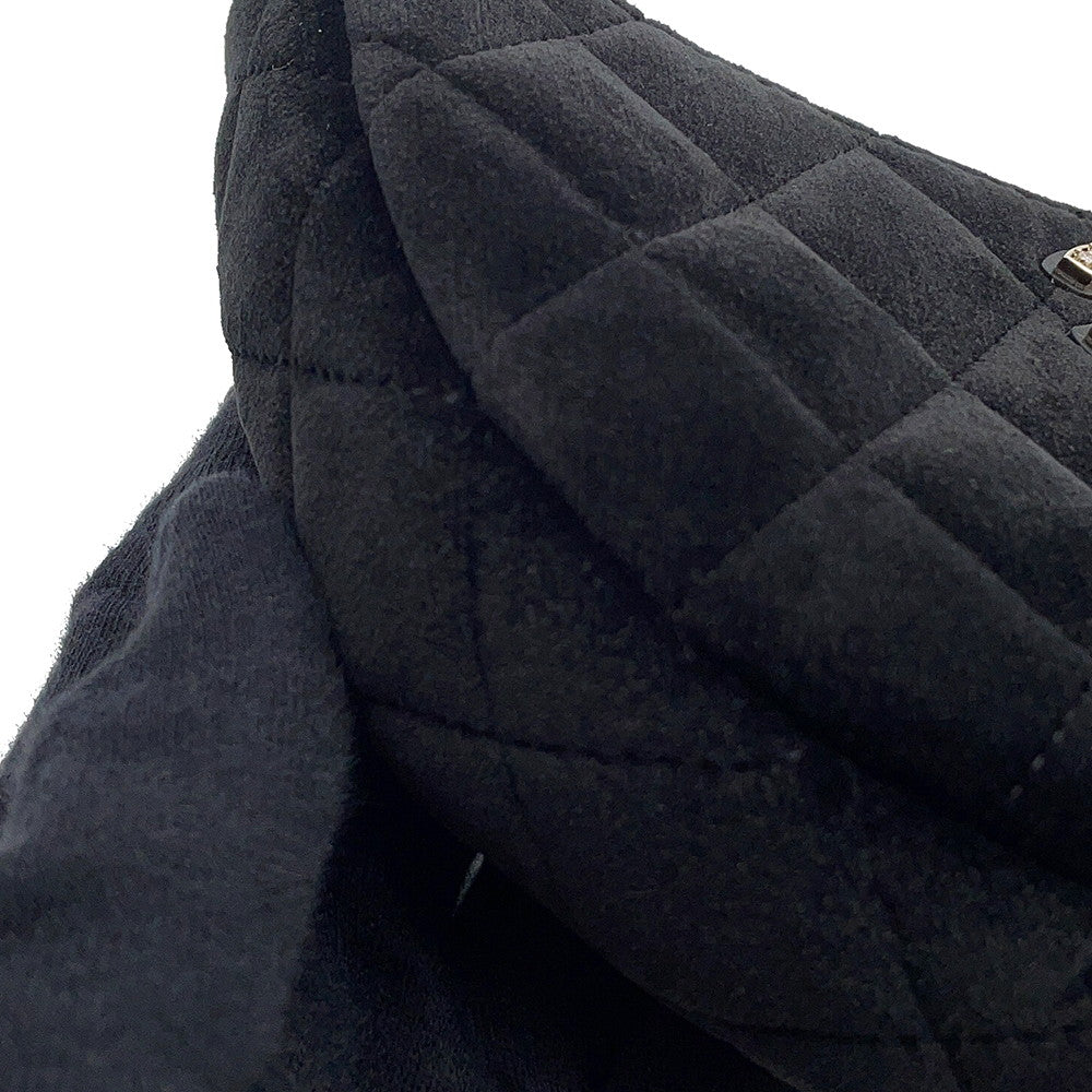CHANEL 2024 Year Gift: Matelasse Chain Shoulder Bag Black Velour
