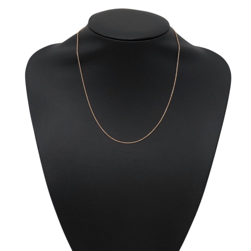 TIFFANY&Co. Chain Necklace60011339 18K Pink Gold