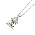 CHANEL CC Logo Rhinestone NecklaceAB8961-B08689-NJ339 Metal Rhinestone Faux Pearl