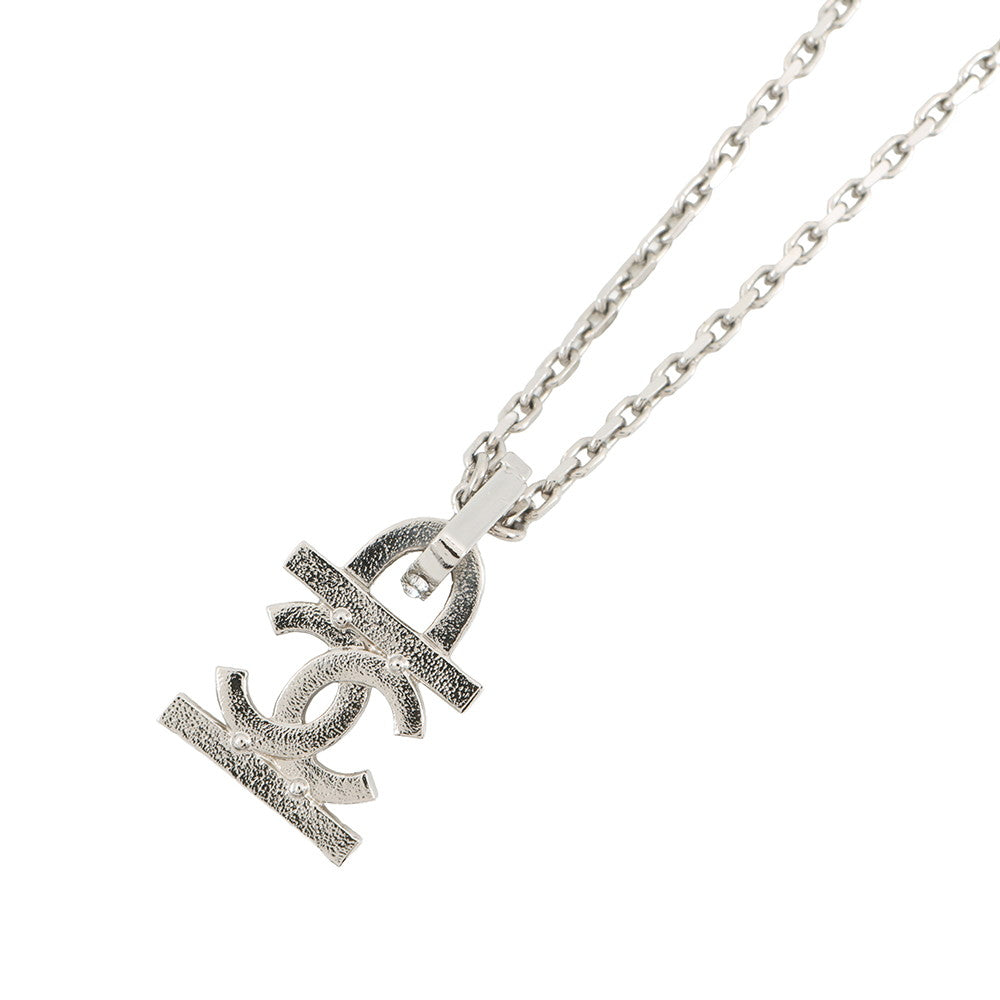CHANEL CC Logo Rhinestone NecklaceAB8961-B08689-NJ339 Metal Rhinestone Faux Pearl
