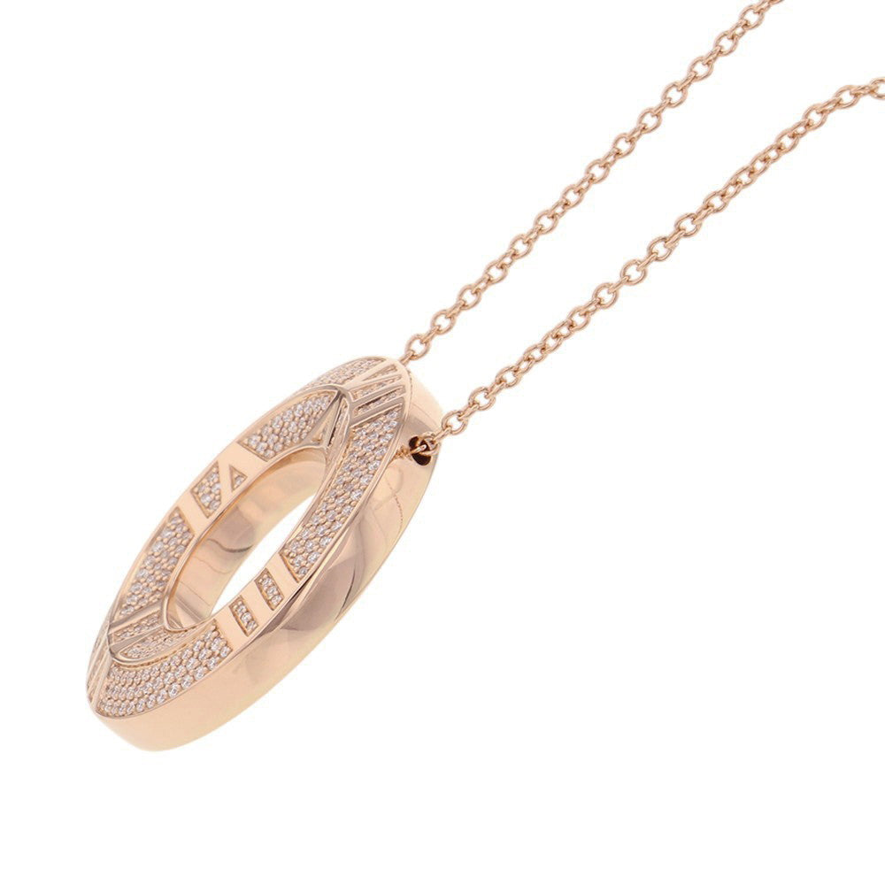 TIFFANY&Co. Atlas X Closed Circle Necklace 18K Pink Gold