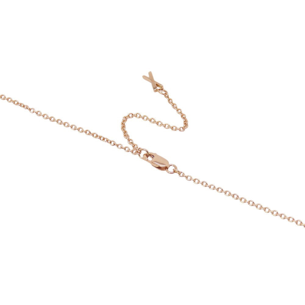 TIFFANY&Co. Atlas X Closed Circle Necklace 18K Pink Gold