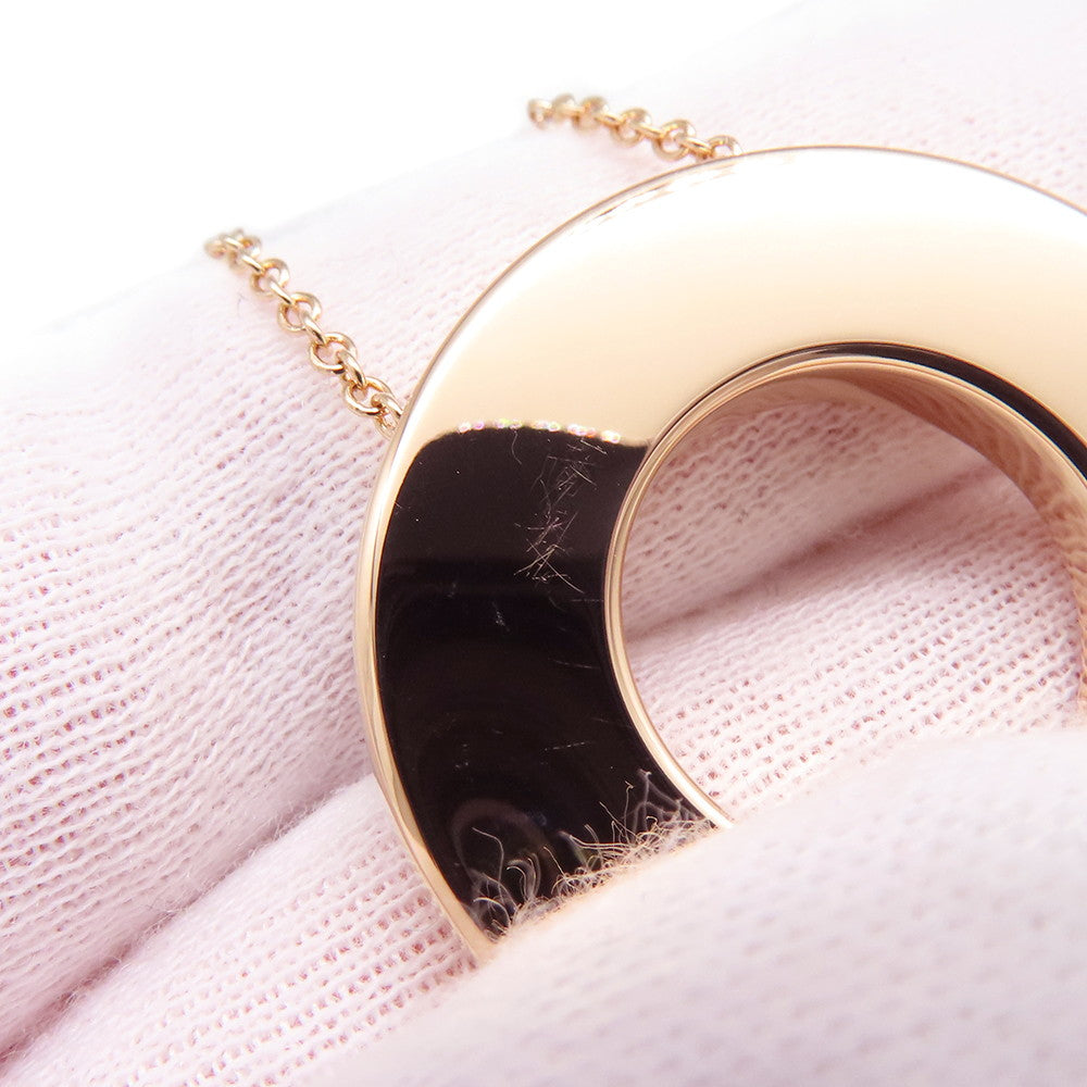 TIFFANY&Co. Atlas X Closed Circle Necklace 18K Pink Gold
