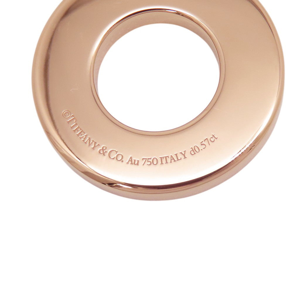 TIFFANY&Co. Atlas X Closed Circle Necklace 18K Pink Gold