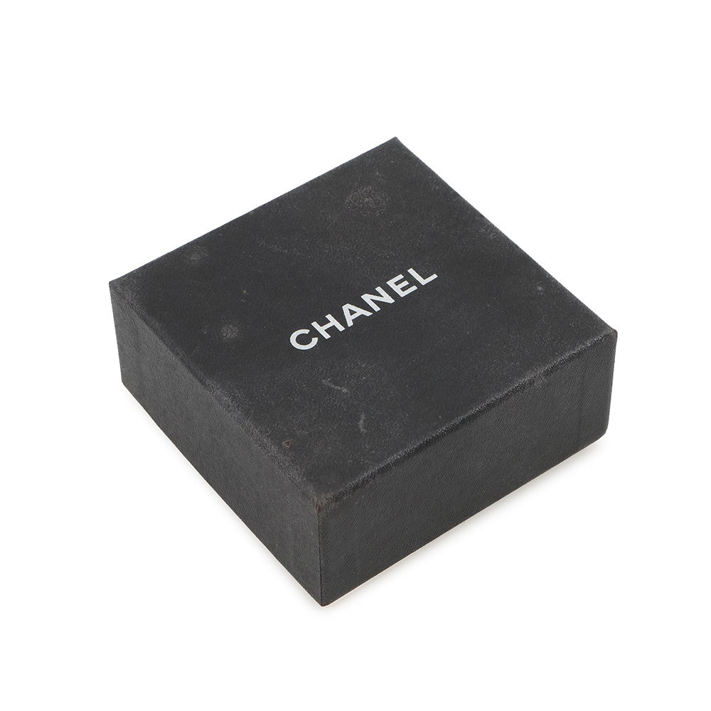 CHANEL CC Logo Brooch Gold Gold Plated