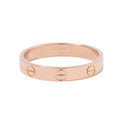 CARTIER Mini Love Ring Size Small/57/#17B4085200 18K Pink Gold