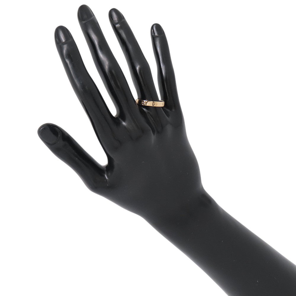 CARTIER Mini Love Ring Size Small/57/#17B4085200 18K Pink Gold