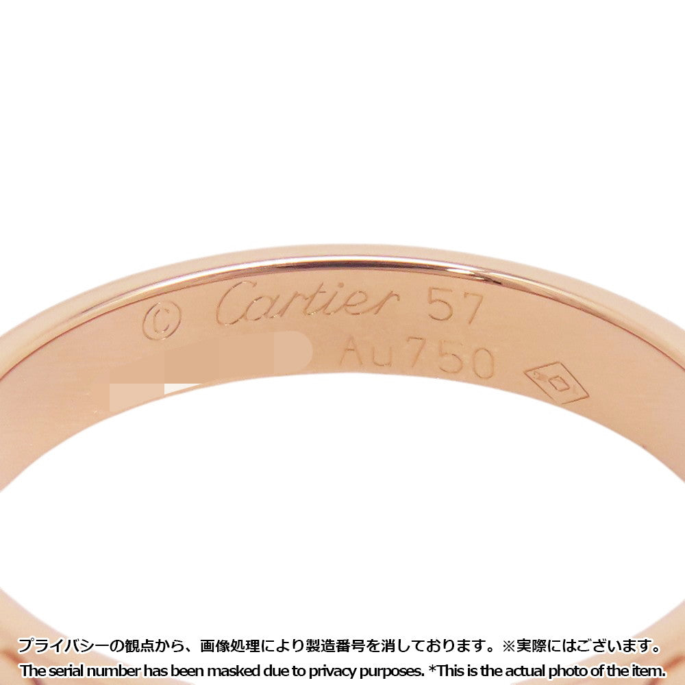 CARTIER Mini Love Ring Size Small/57/#17B4085200 18K Pink Gold