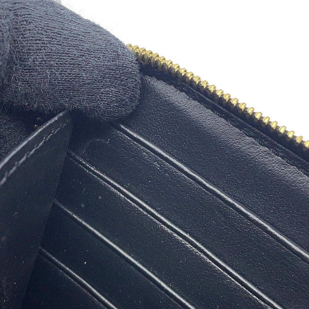 CELINE Large Zip Wallet Black10B552BQ3.38NO PVC