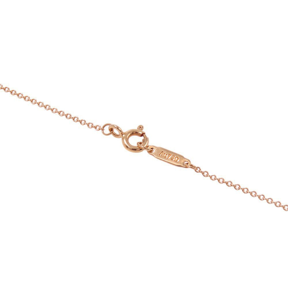 TIFFANY&Co. Fleur de Lis Key Necklace 18K Pink Gold