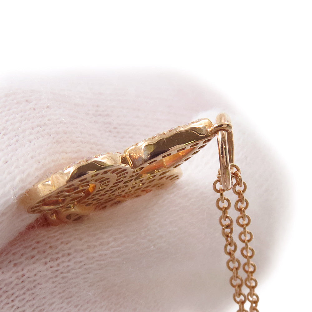 TIFFANY&Co. Fleur de Lis Key Necklace 18K Pink Gold