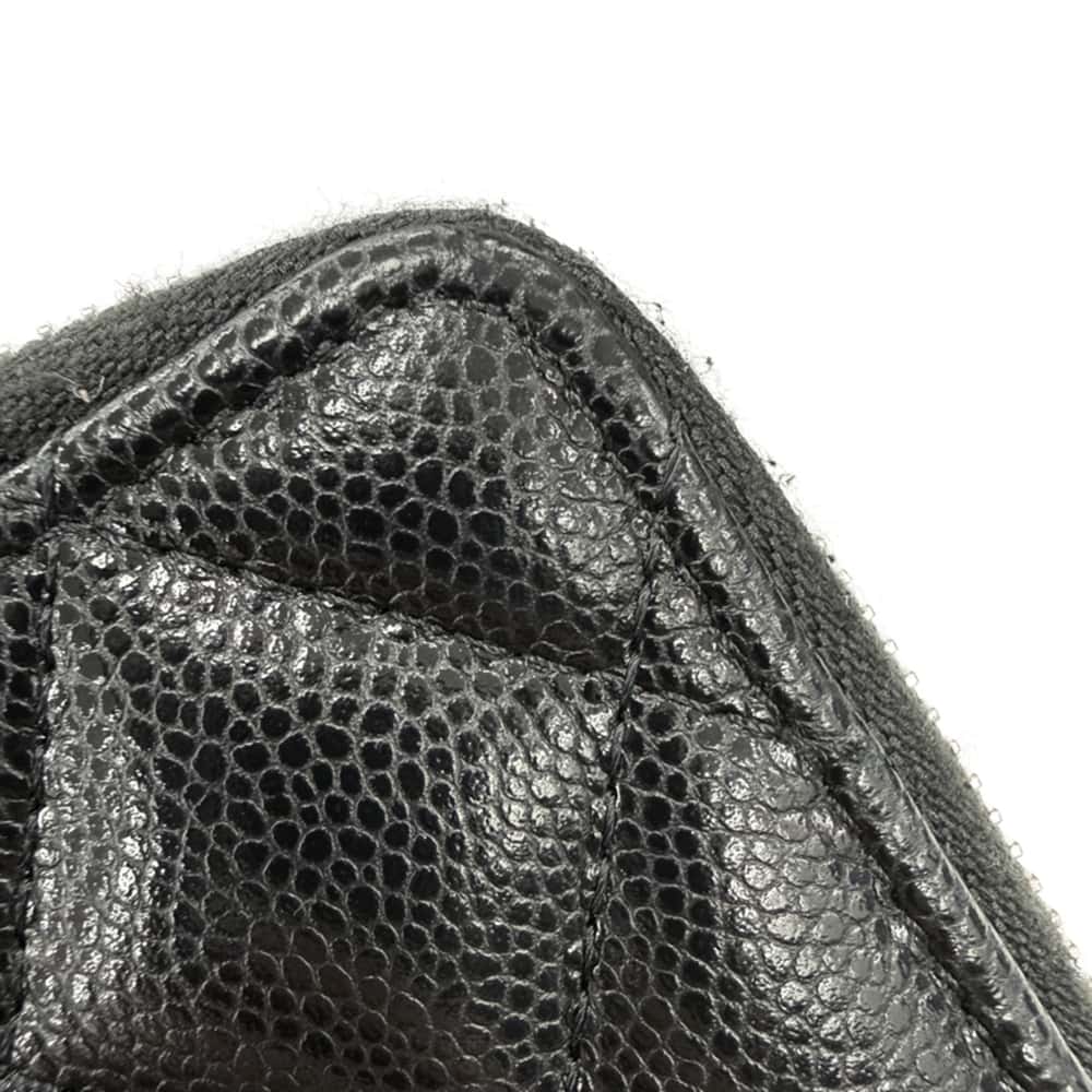 CHANEL Classic Small Flap Zip Wallet BlackAP3177 Caviar Leather