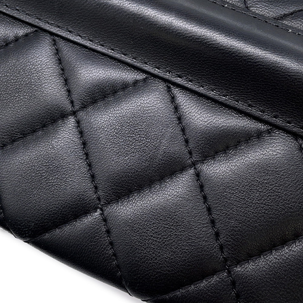 CHANEL Mini Matelasse Black Lambskin