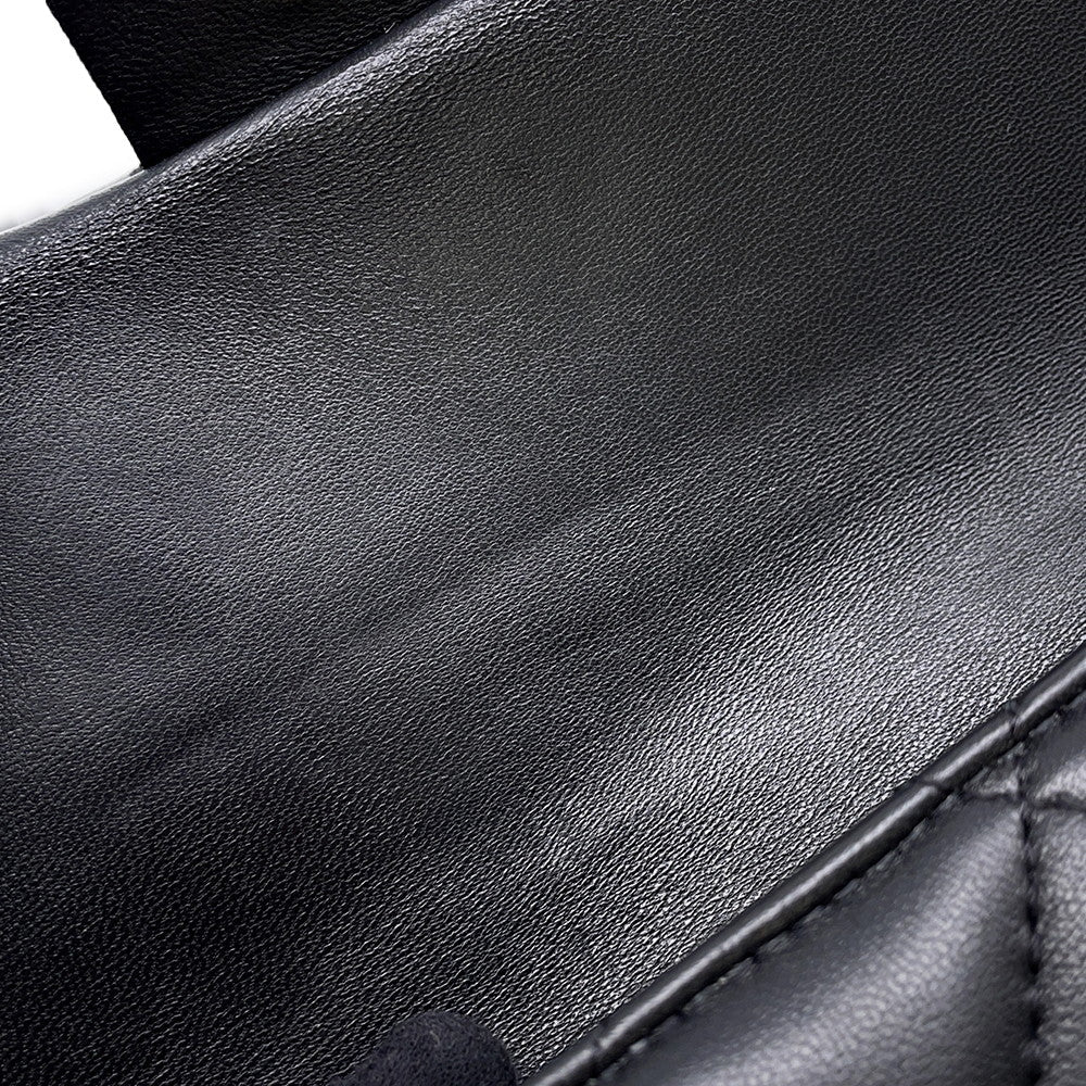 CHANEL Mini Matelasse Black Lambskin