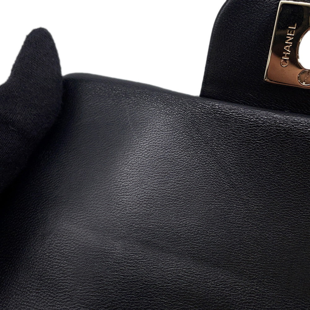 CHANEL Mini Matelasse Black Lambskin