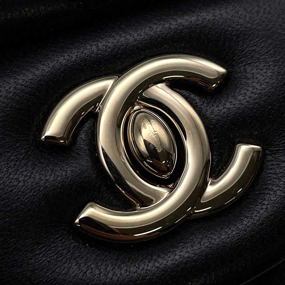 CHANEL Mini Matelasse Black Lambskin