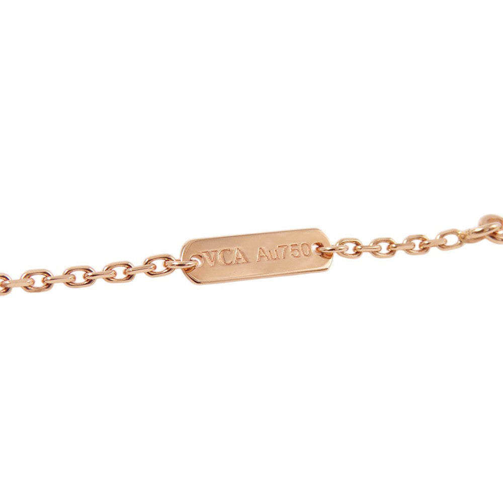 Van Cleef & Arpels Vintage Alhambra Necklace 2025 Holiday CollectionVCARPMOP00 18K Pink Gold