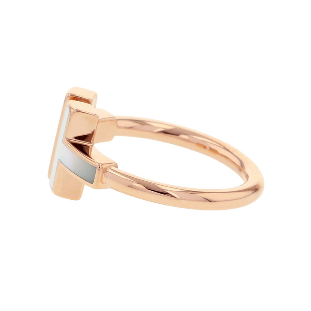 TIFFANY&Co. T wire ring Size Approximately No. 764027239 18K Pink Gold