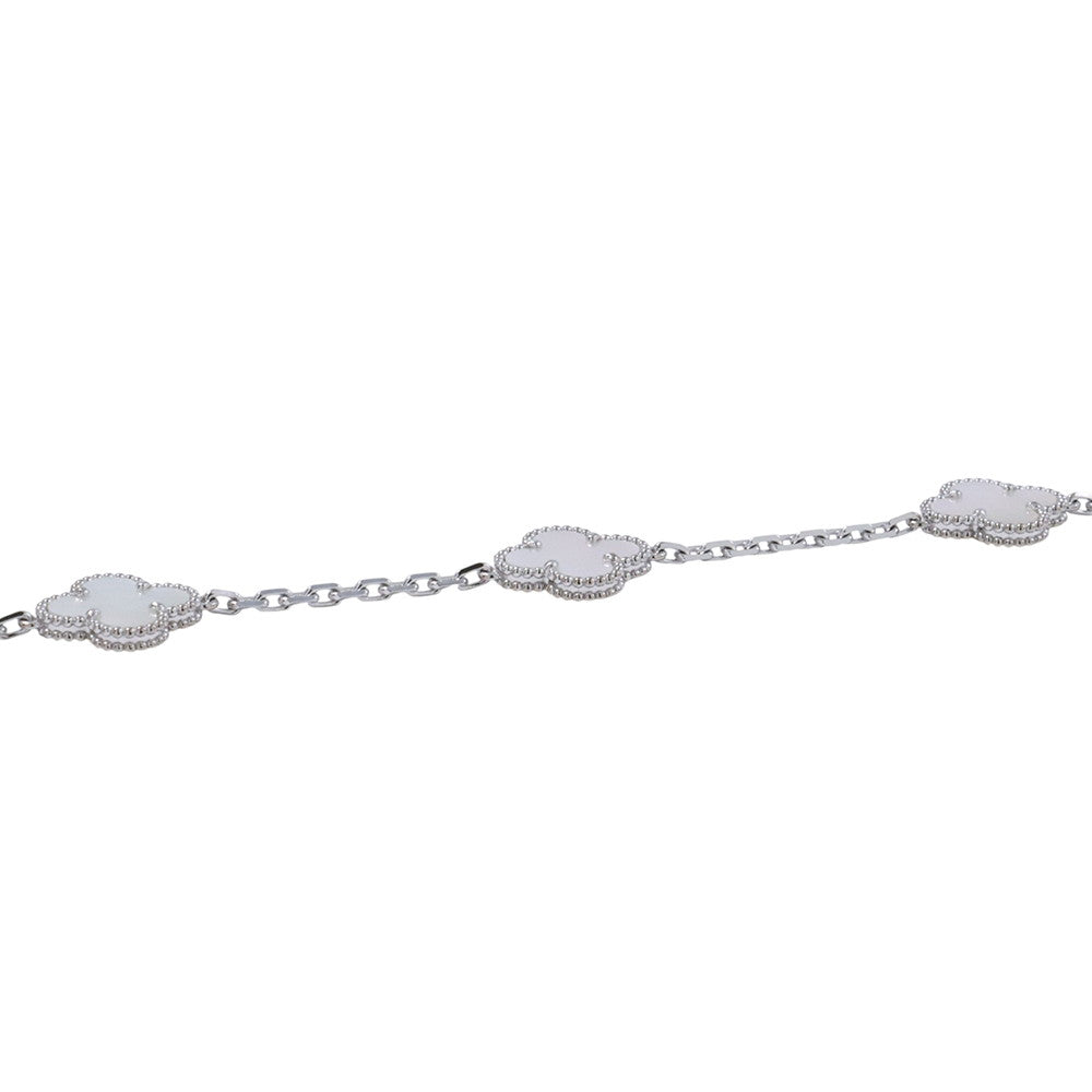 Van Cleef & Arpels Vintage Alhambra Necklace 10 MotifsVCARF48500 18K White Gold