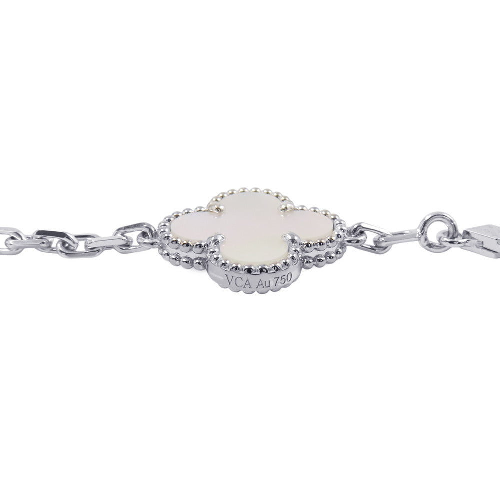 Van Cleef & Arpels Vintage Alhambra Necklace 10 MotifsVCARF48500 18K White Gold