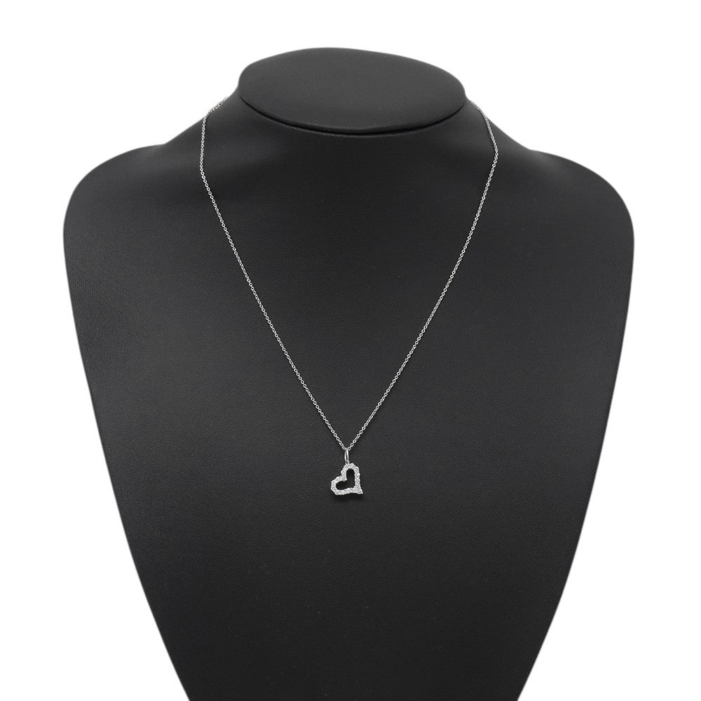 TIFFANY&Co. Sentimental Heart Necklace Pt950