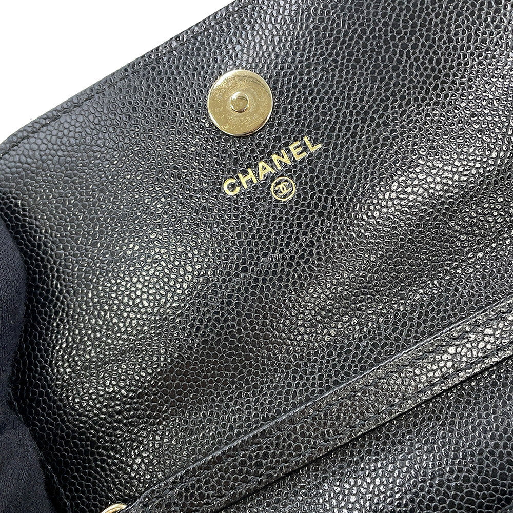 CHANEL Business Affinity Chain Wallet BlackAP2914-B05052-94305 Caviar Leather