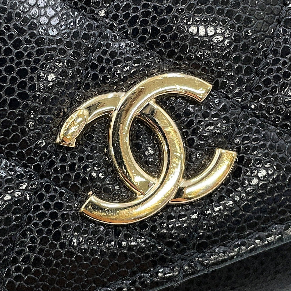 CHANEL Business Affinity Chain Wallet BlackAP2914-B05052-94305 Caviar Leather